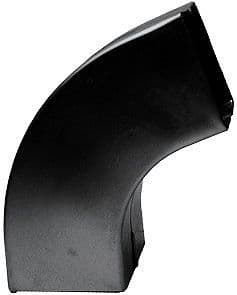 Zinken elleboog 80MM vierkant 72GR.