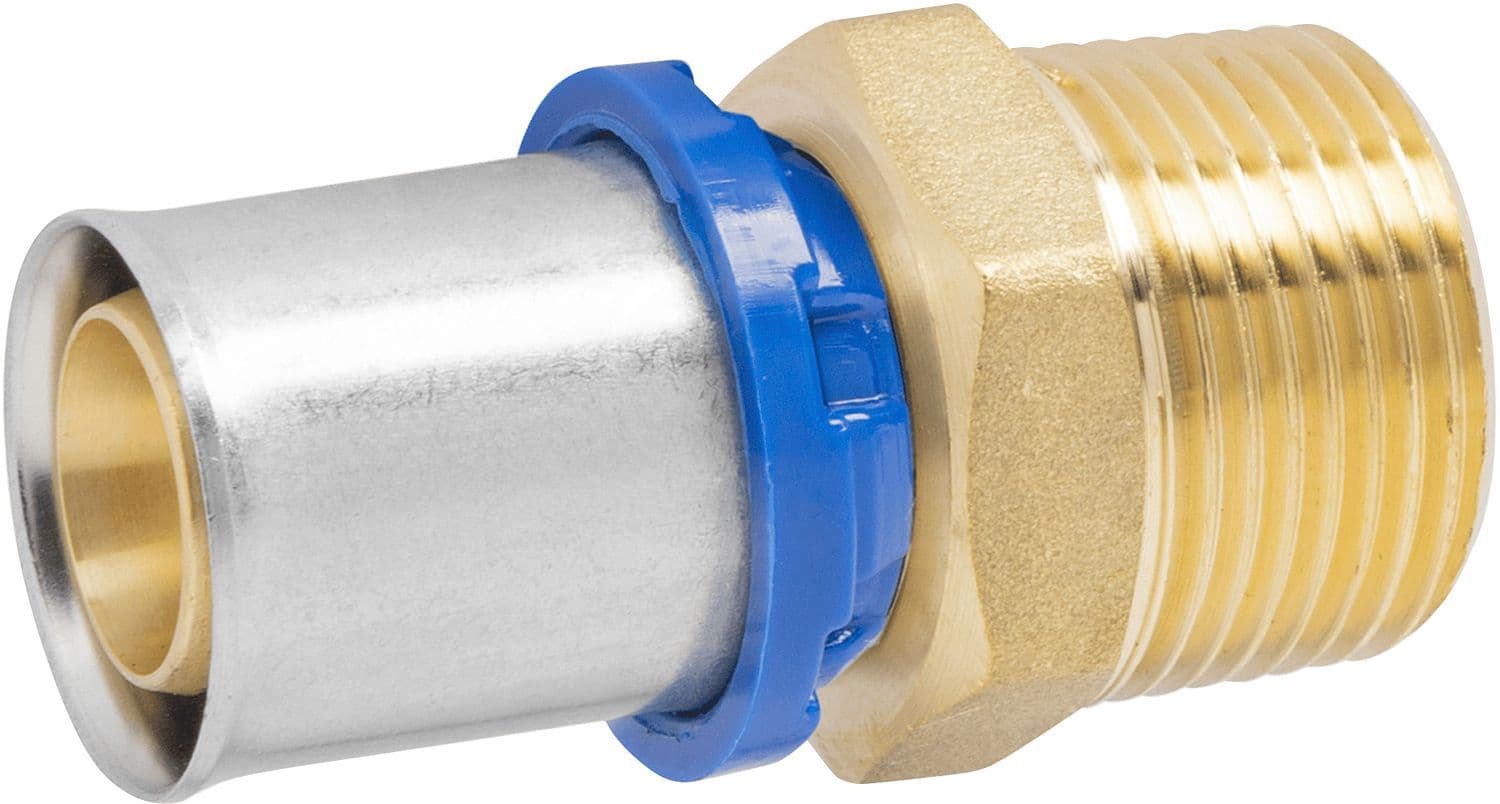 Puntstuk 26MM-3/4"M ALUPEX