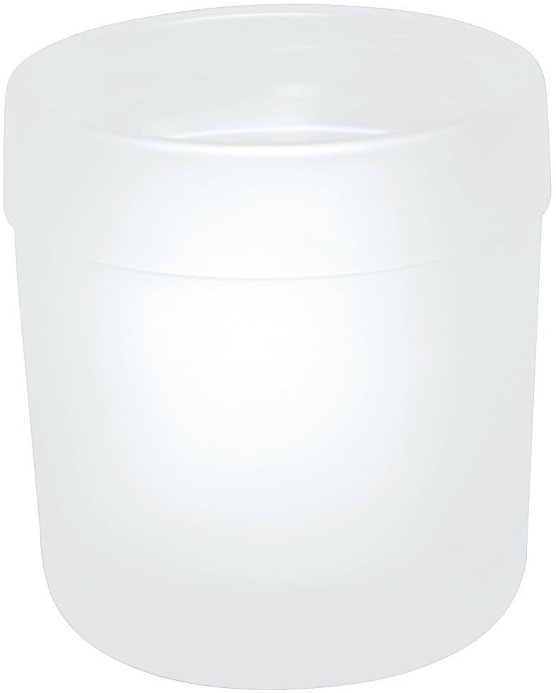 Gobelet plat Hewi 477 blanc-satine