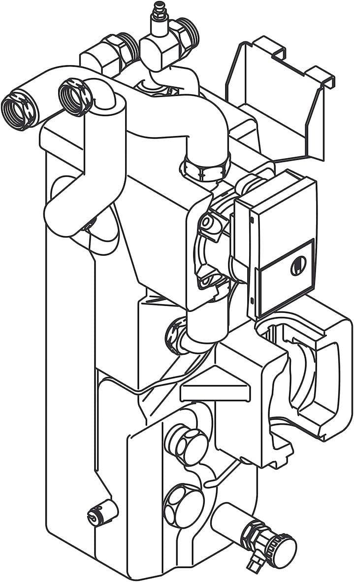 Installatieset voor multizonekit Vaillant