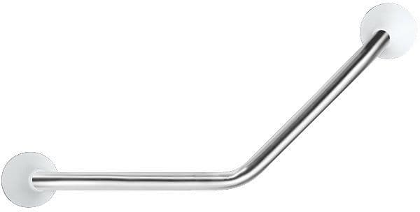 Poignee equerre Linido 45° droite/gauche inox