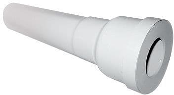RECHT WC AANSLUIT + VERLENGST 90MM