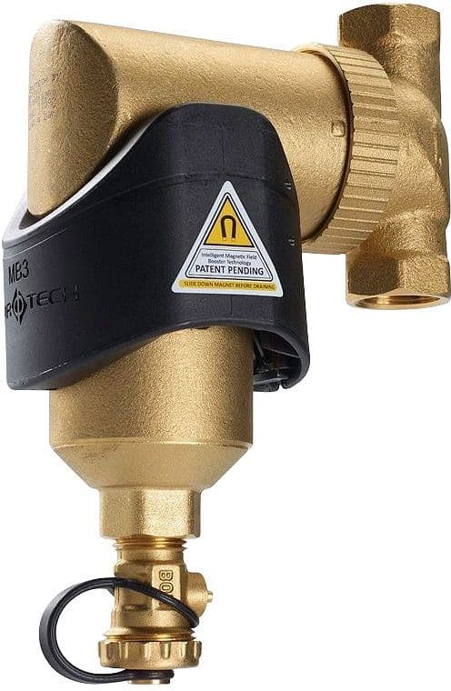 Vuilafscheider met externe magneet magnabooster 3 spirotrap 4/4"