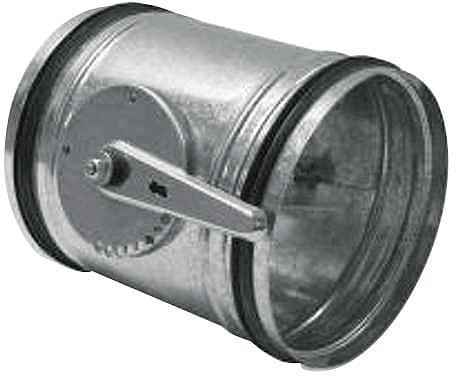 Spiral-d galva regelklep voor ventilatie 125MM