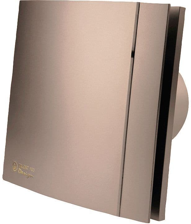 Ventilateur salle de bains SILENT-100 CZ champagne design s&p