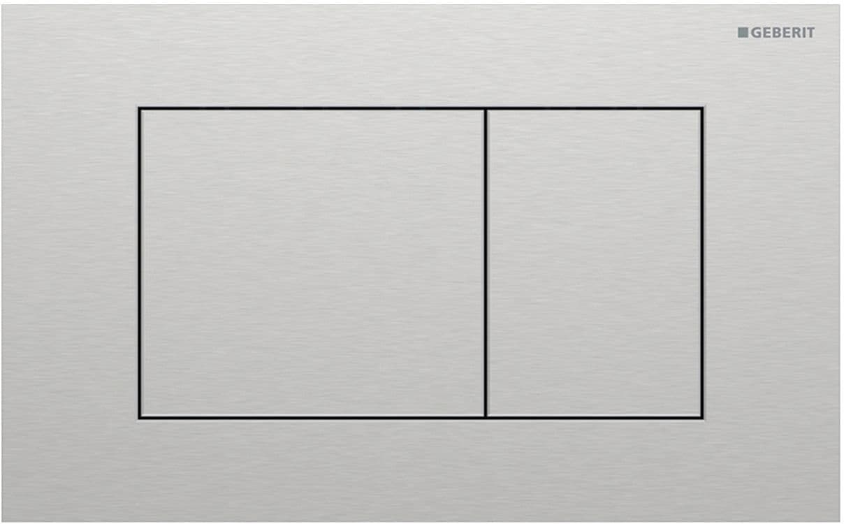 Duwplaat 2-TOETS SIGMA40 hoekig Geberit inox