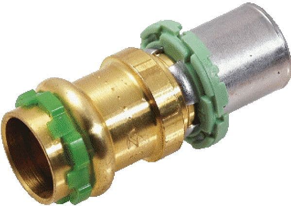 Koppeling 20-15MM koper Skinpress Comap