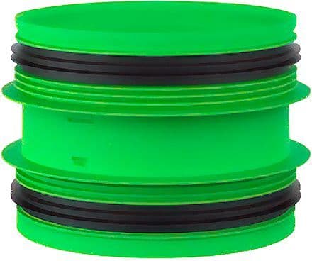 Aansluitstuk+rubber D200-D180 Duco