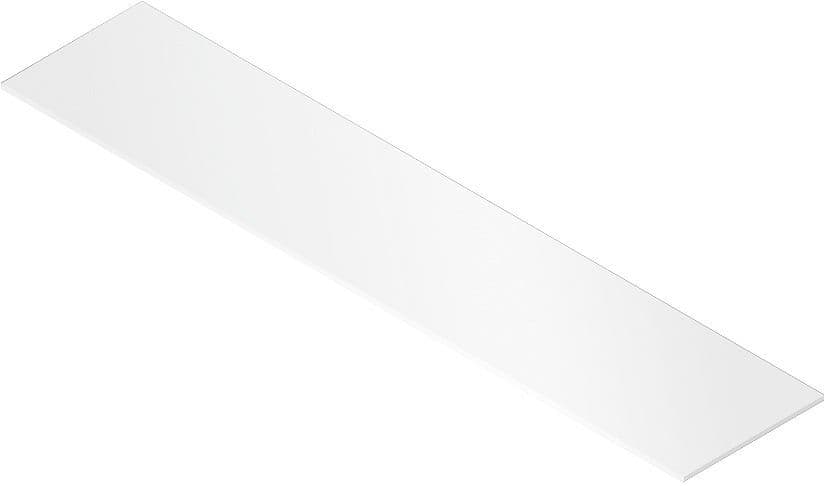 Afdekplaat voor voorzetwand acryl PASPARTOE wit glans/satijn