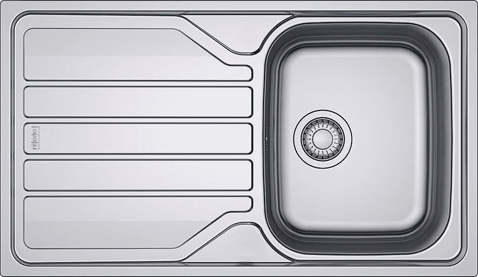 INBOUW SPOELTAFEL FLASH INOX FRANKE 1 BAK 1 VERLEK 860-500