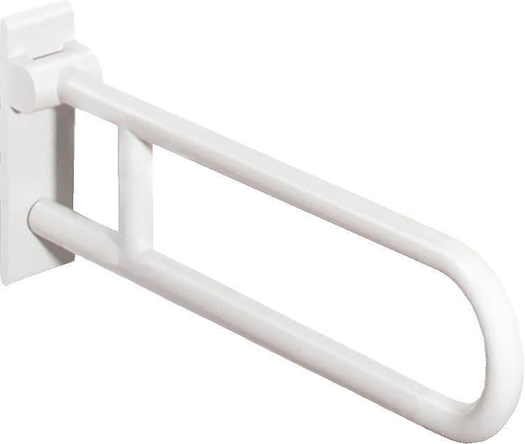 SUPPORT RETRACTABLE SANS.FIXATION HEWI 600MM BLANC MOBILE