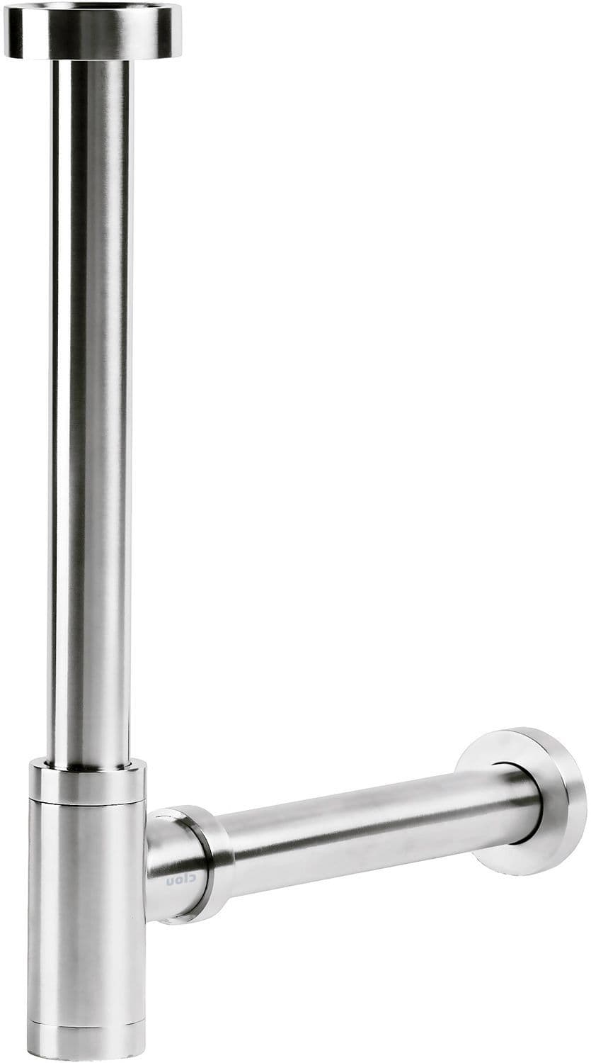 Design sifon handenwasser minisuk Clou inox-geborsteld
