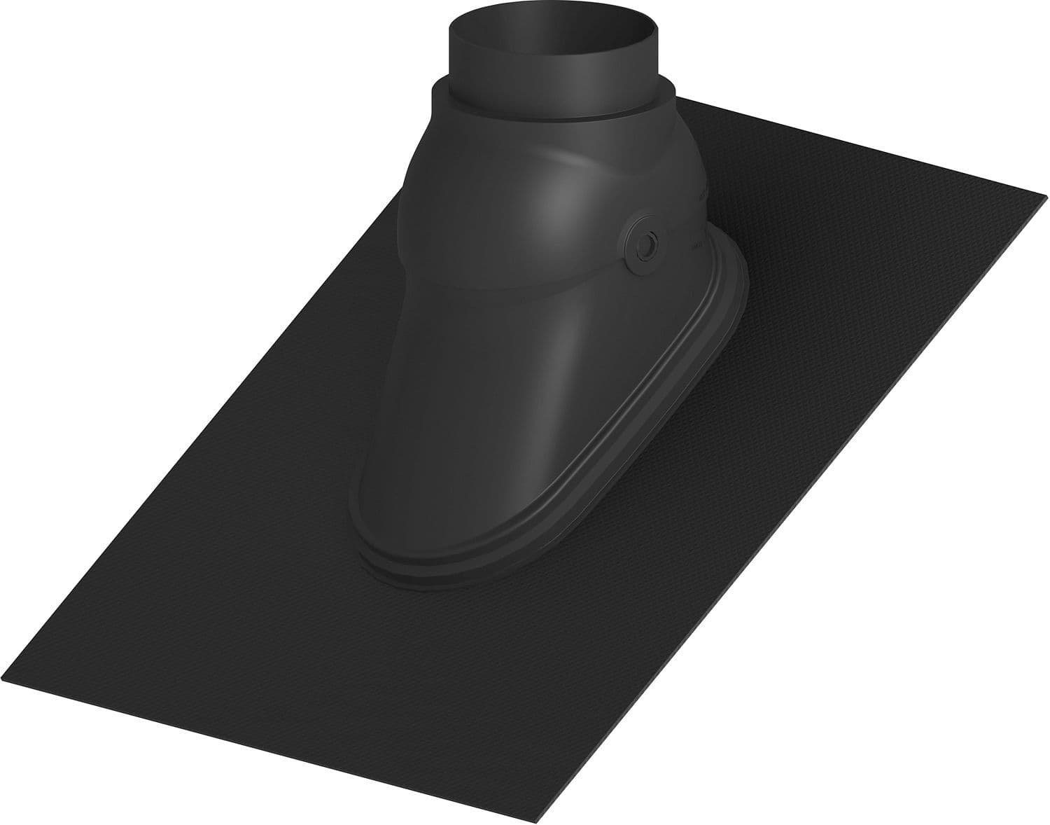 Geisoleerd slab+kap leadax voor ventilatie 125MM 15-60°