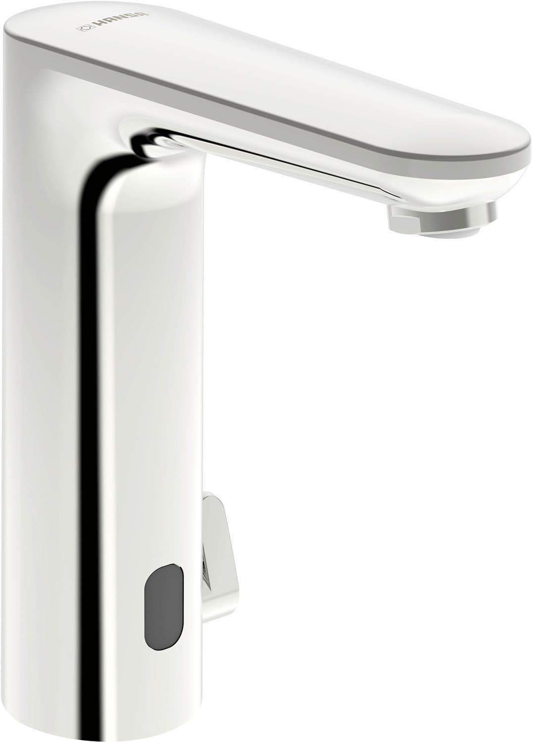 Elektronische lavabo mengkraan hansaelectra Safety hoog 230V Bluetooth chroom