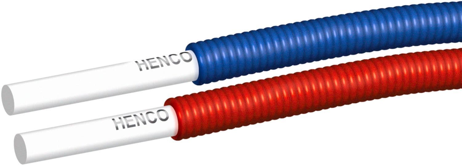 Meerlagenbuis RIXc + mantel 20X2 Blauw rol 50M Henco