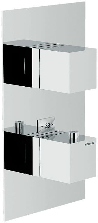 Afwerkset thermostaat+omstel mia nobili chroom