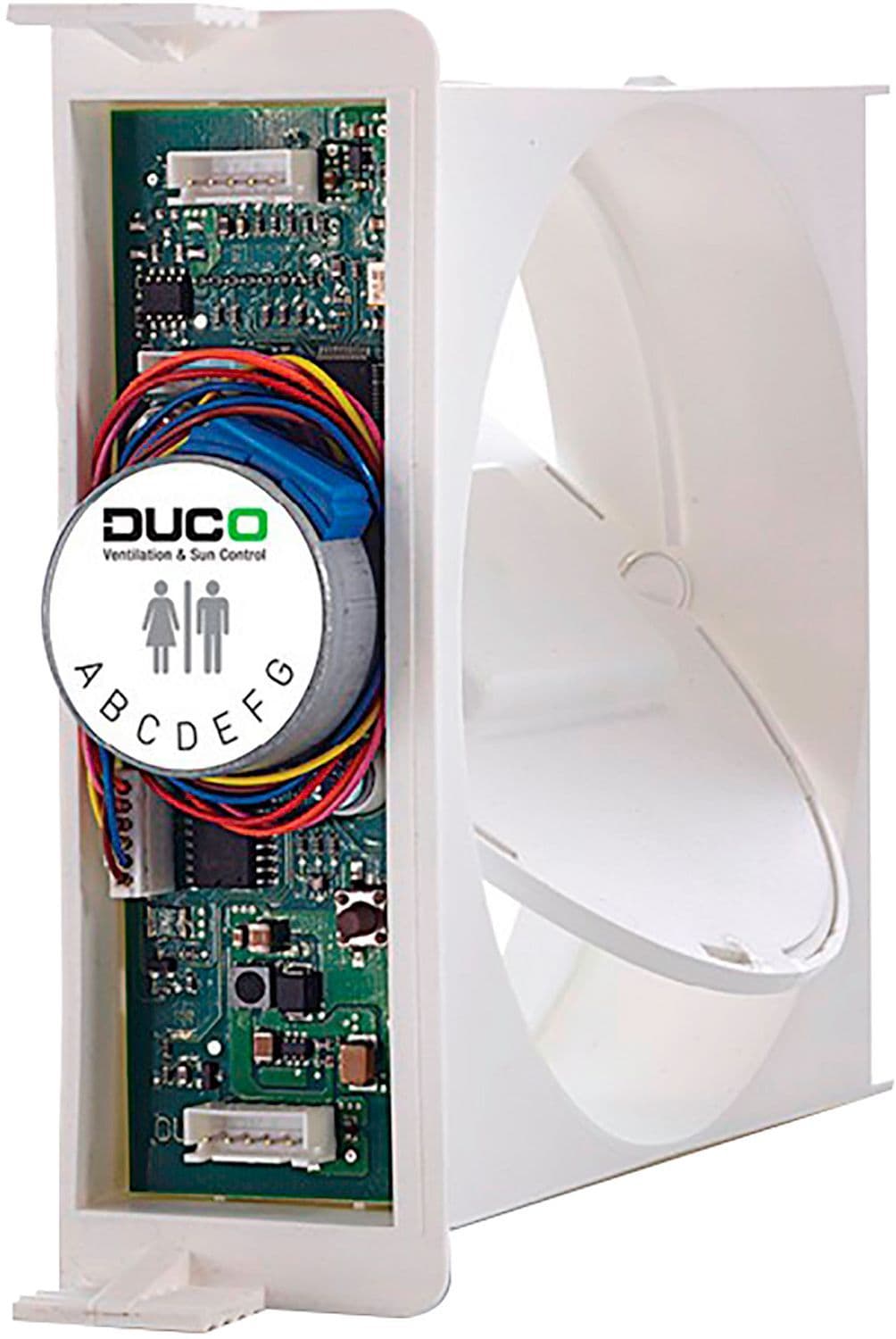 CO2 Regelklep voor DucoBox Focus voor toilet 25M³/H