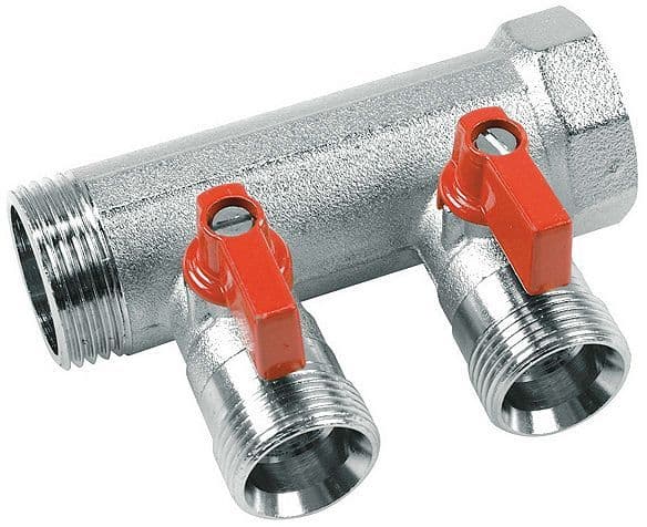 Eurokonuscollector 4/4"MF+2XBOLKR.EK Rood