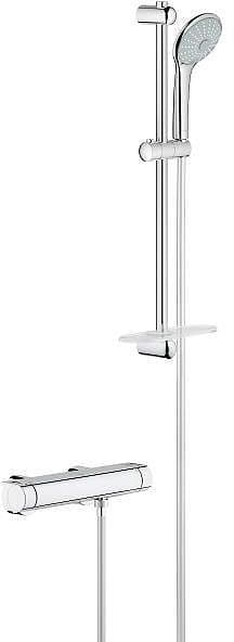 Thermostaat douche 2000+DOUCHESET Euphoria 110 massage 60CM FG chroom