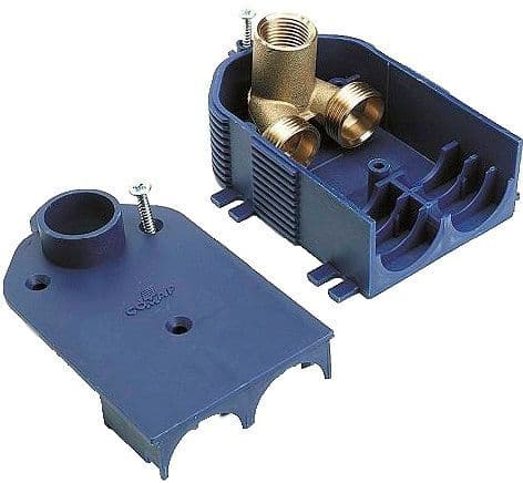 Inbouwdoos dubbel 1/2"-3/4" Comap