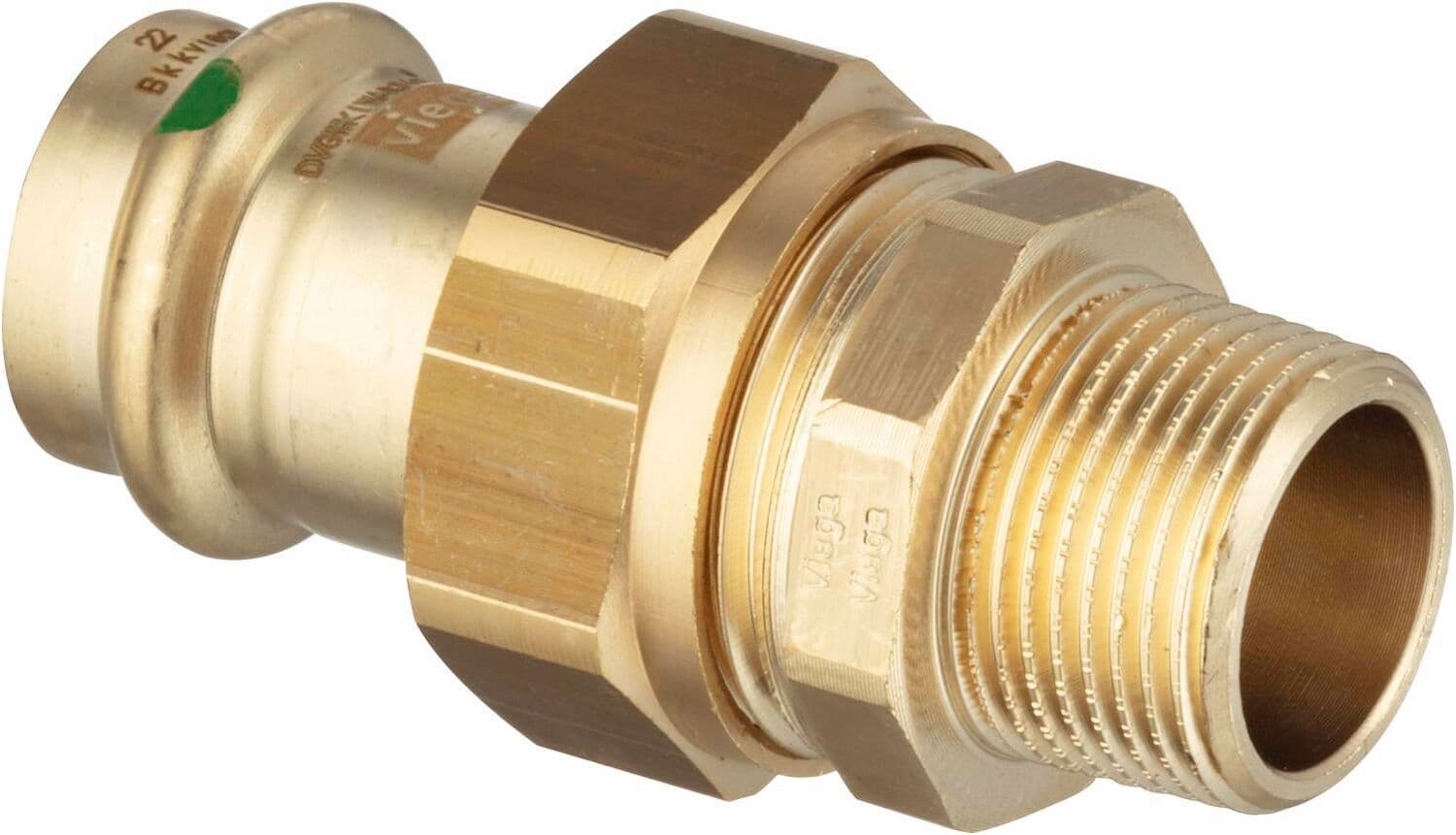 3-DELIGE Koppeling 22MM 3/4"M profipress