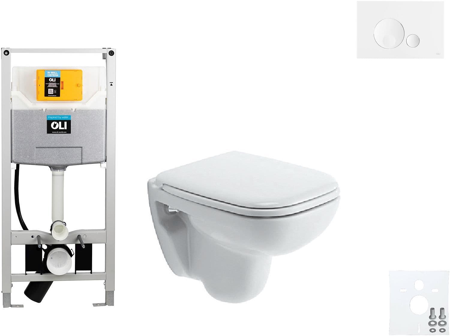 WALLFIX OLI HANGWC D-CODE COMPACT DURAVIT CODE GLOBE WIT