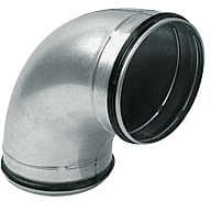 Spiral-d galva elleboog voor ventilatie 90° 400MM