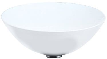 Opbouw lavabo SB.K300.GS diameter 300MM zonder kraanvlak/overloop wit