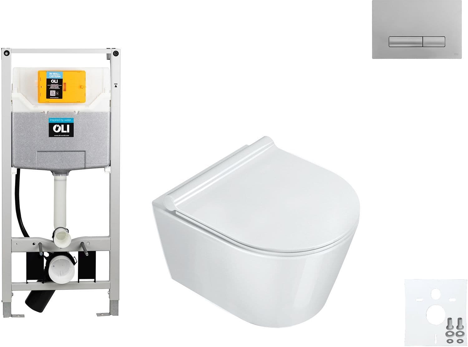 WALLFIX OLI HANGWC ZERO 46 CATALANO GLAM MAT CHROOM