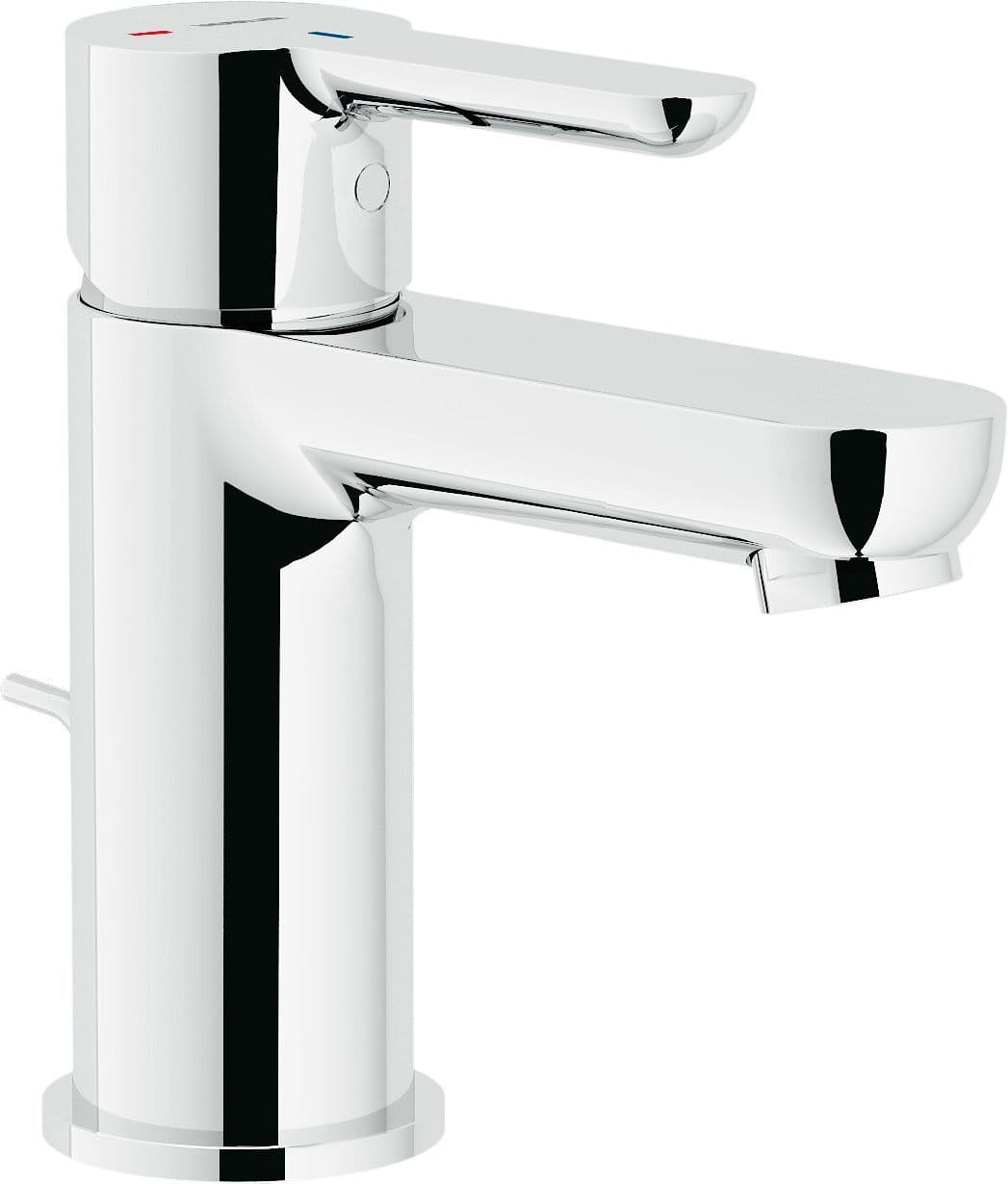1 Greep mengkraan lavabo coldstart abc met automatische sluiting chroom