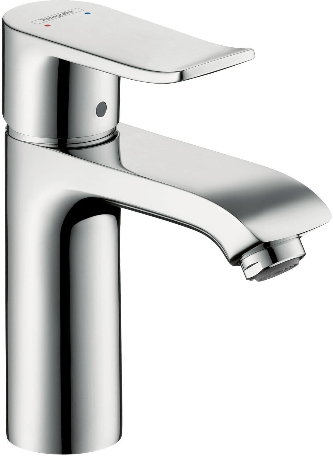 1GREEP Mengkraan lavabo Metris 110 Hansgrohe automatische sluiting chroom