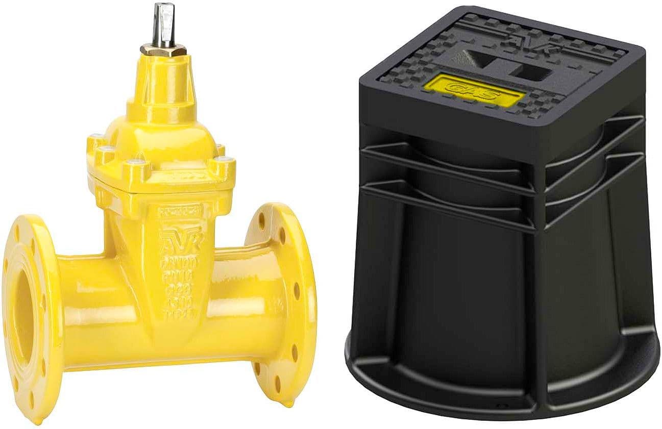 Schuifafsluiter onderdgronds DN100