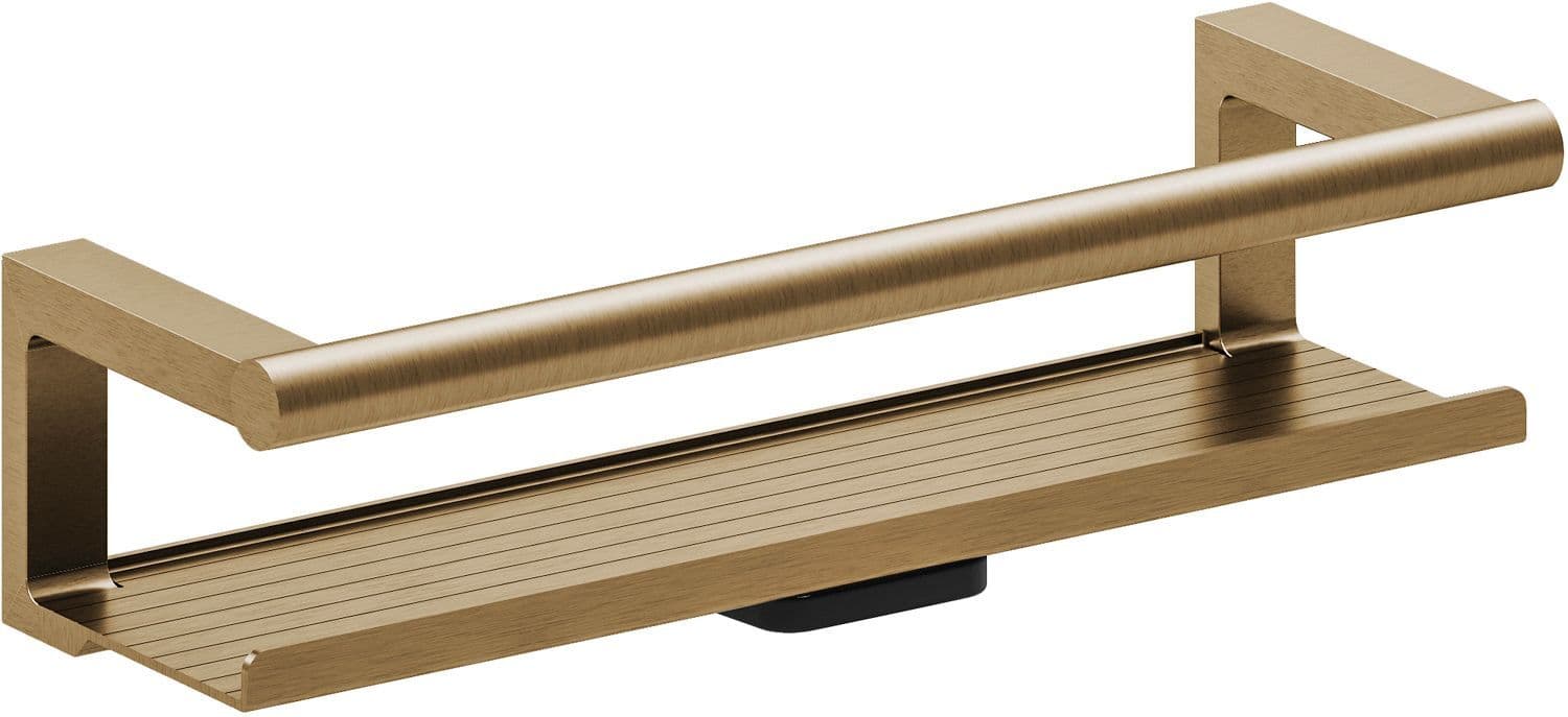 Fles+sponshouder+ wisser architect S+ cosmic geborsteld Goud pvd