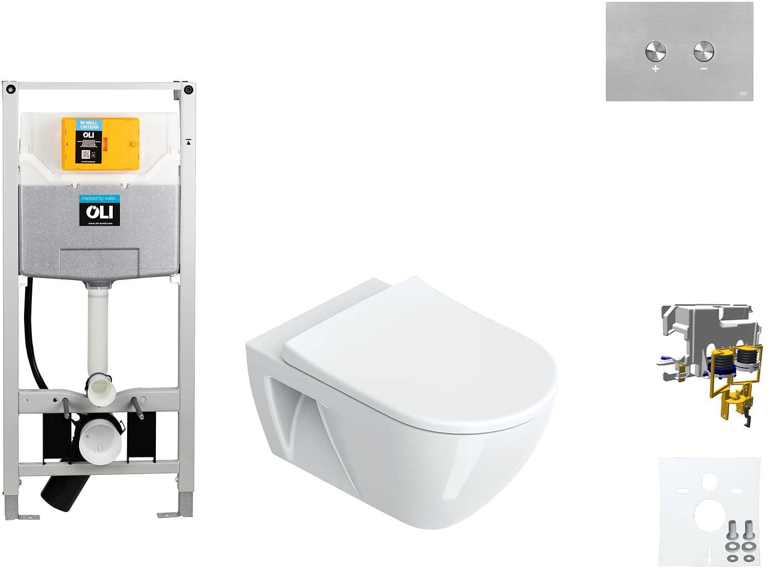 WALLFIX OLI HANGWC SFERA ECO CATALANO BLINK INOX
