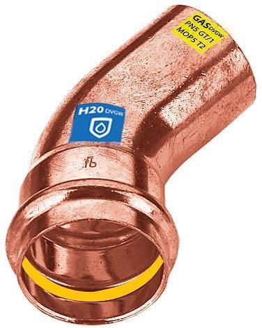 Elleboog 45° Mf 54MM frabopress securfrabo combi