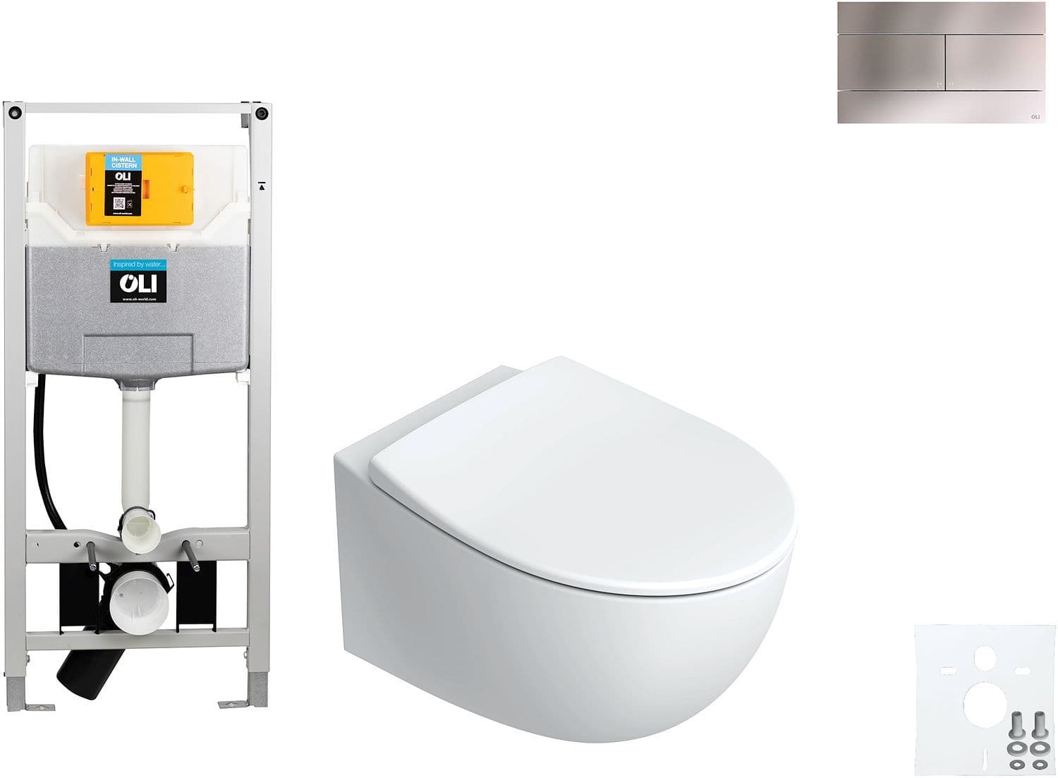 WALLFIX OLI HANGWC ITALY CATALANO SLIM INOX