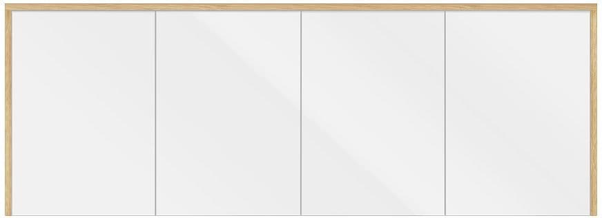 Spiegelkast combo massif/molto/craft 4 deuren 180CM eik