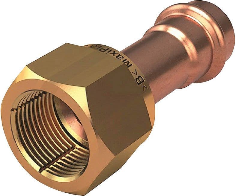 Flare koppeling Maxipro 1/4" (zakje Van 4)