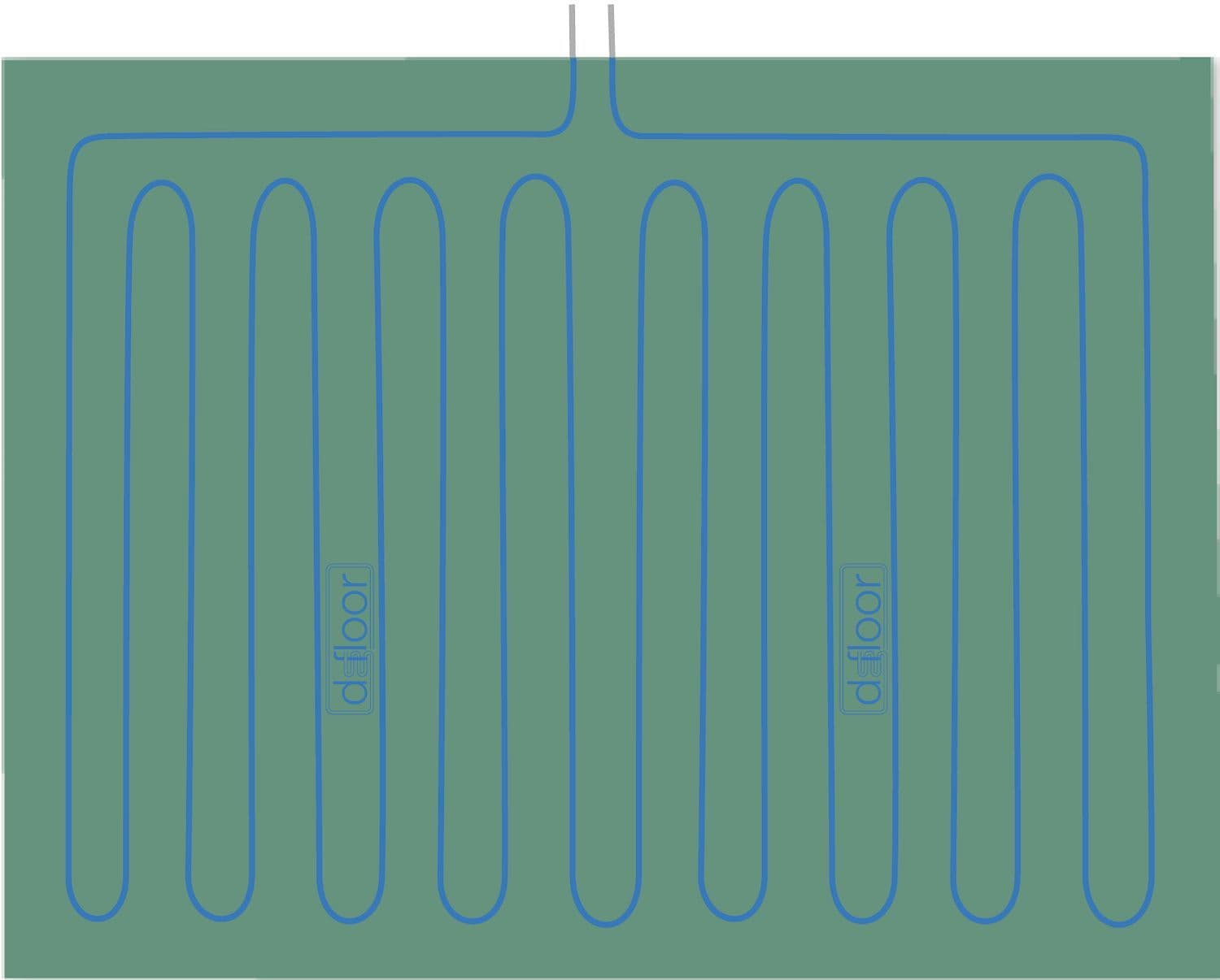 Klimaatpaneel eps/gips 120X200CM d-floor