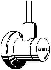 AFSLUITKRAAN HAAKS CLASSIC SCHELL 1/2 CHROOM