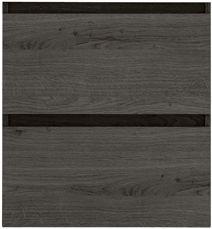 Sous meuble form 2 tiroirs 60CM CHENE graphit