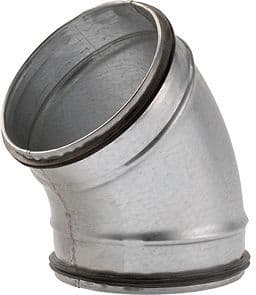 Spiral-d galva coude pour ventilation 45° 315MM