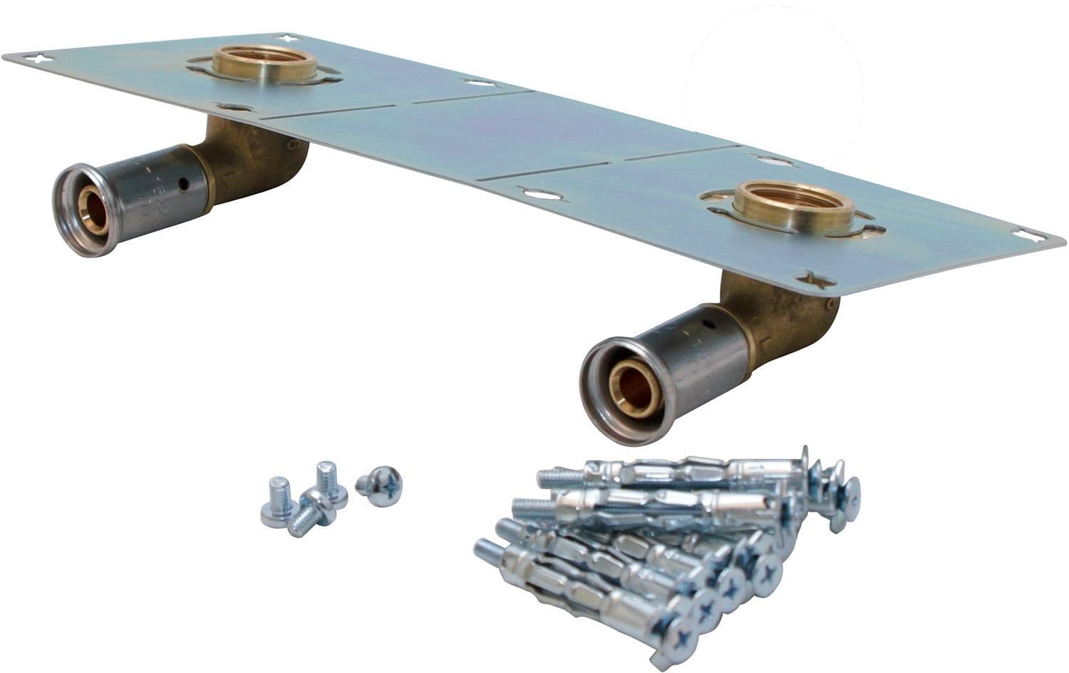 BADBR.GIPS 2X(16MM-1/2"F)MESSING PERS HENCO