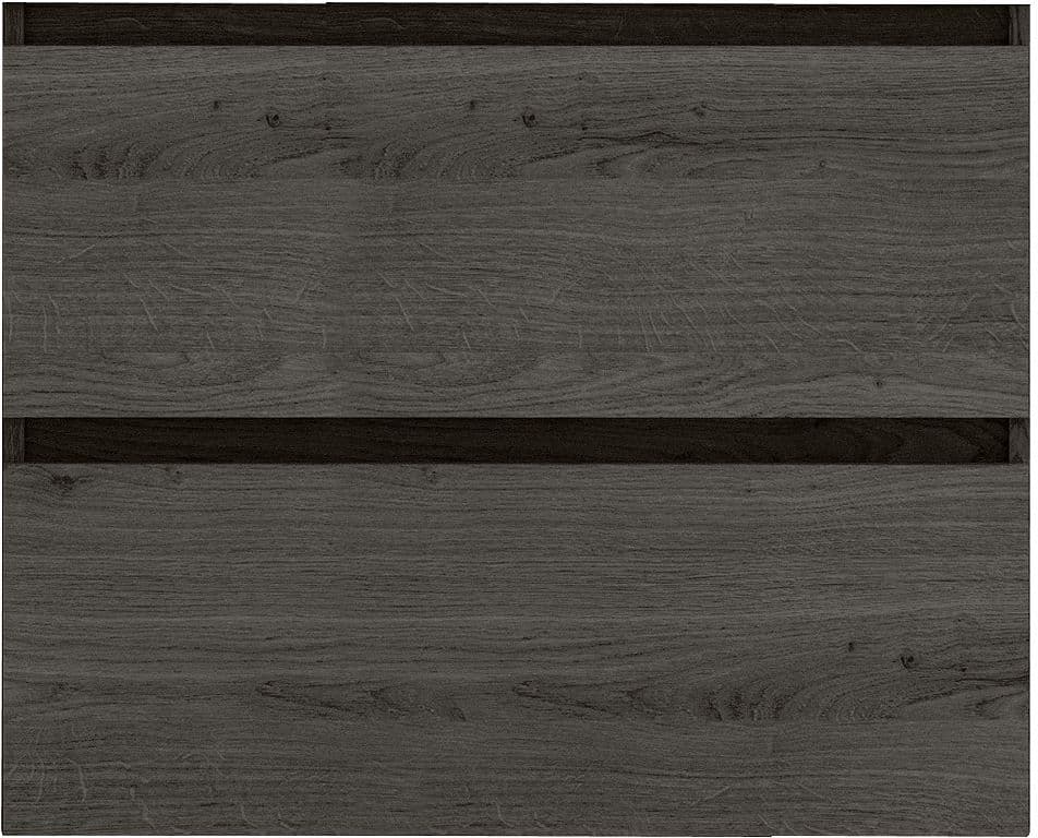 Onderbouw form/alano 2 laden 80CM graphit eik