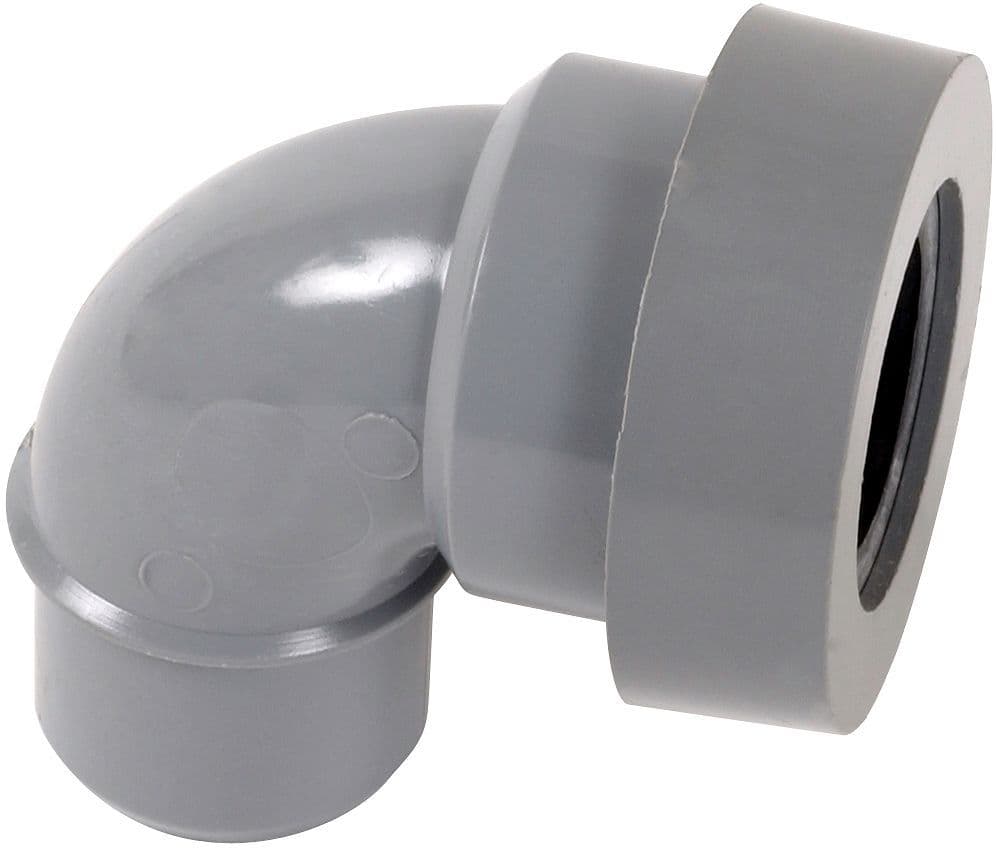 PVC elleboog + dichting Mf 90° 90MM-90MM