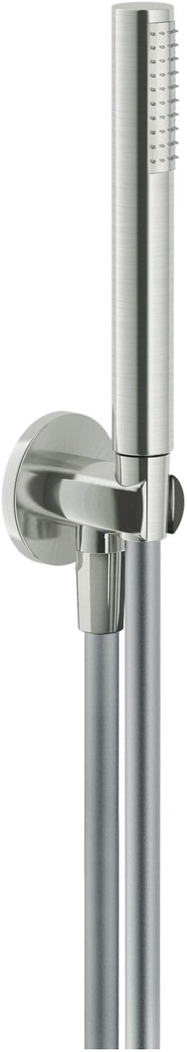 Garniture de bain+coude de raccord universel nobili inox
