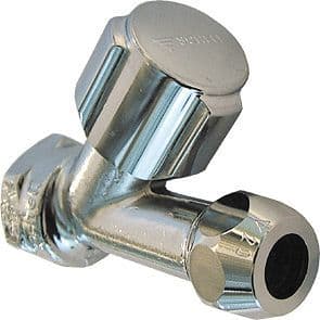 ROBINET D'ARRÊT DROIT SCHELL F 1/2"-10MM CHROME