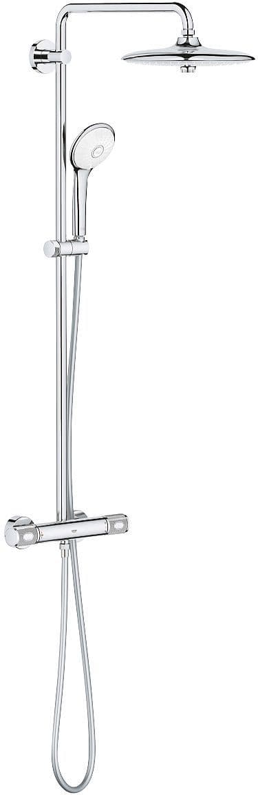 Colonne de douche+thermostat Euphoria 260 Grohe Eco CoolStart chrome 9,5L/MIN