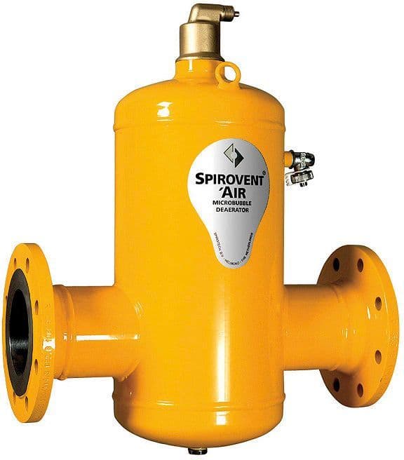 Luchtafscheider spirovent DN300 flensaansluiting