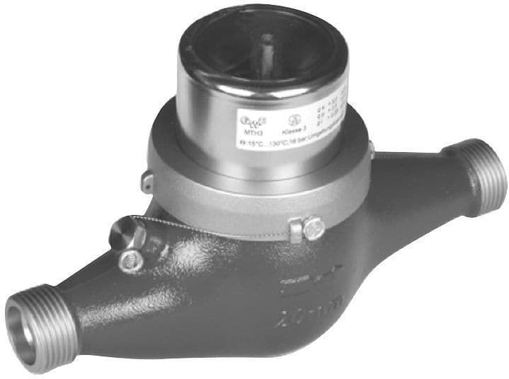 Waterteller WW snelheid mtw 4/4" zonder koppeling 4/4"-3/4"